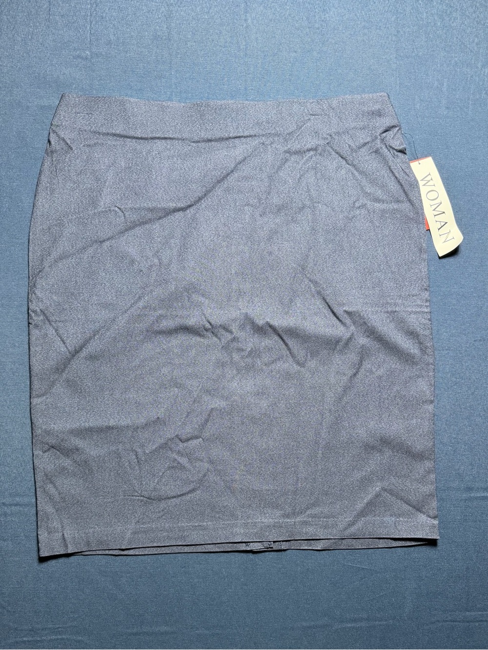 NWT Woven Rayon Blend Size 1X Love Scarlett Denim Blue Skirt